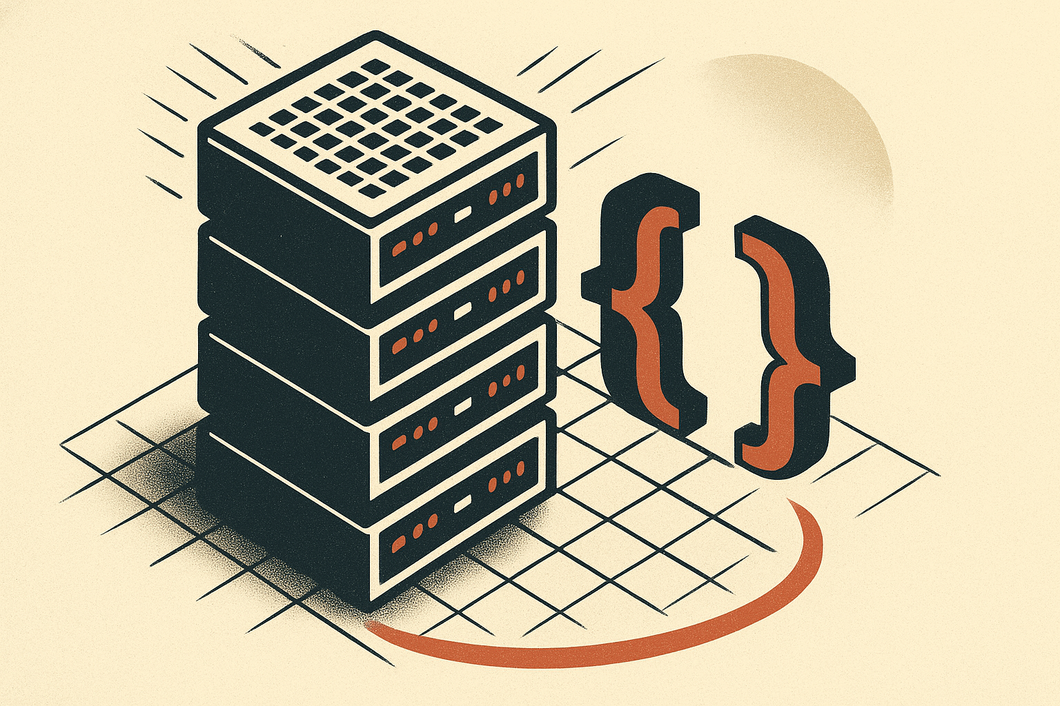 Abstract editorial illustration for: Gize 1.0 Release Nears: Rust Community Seeks Feedback