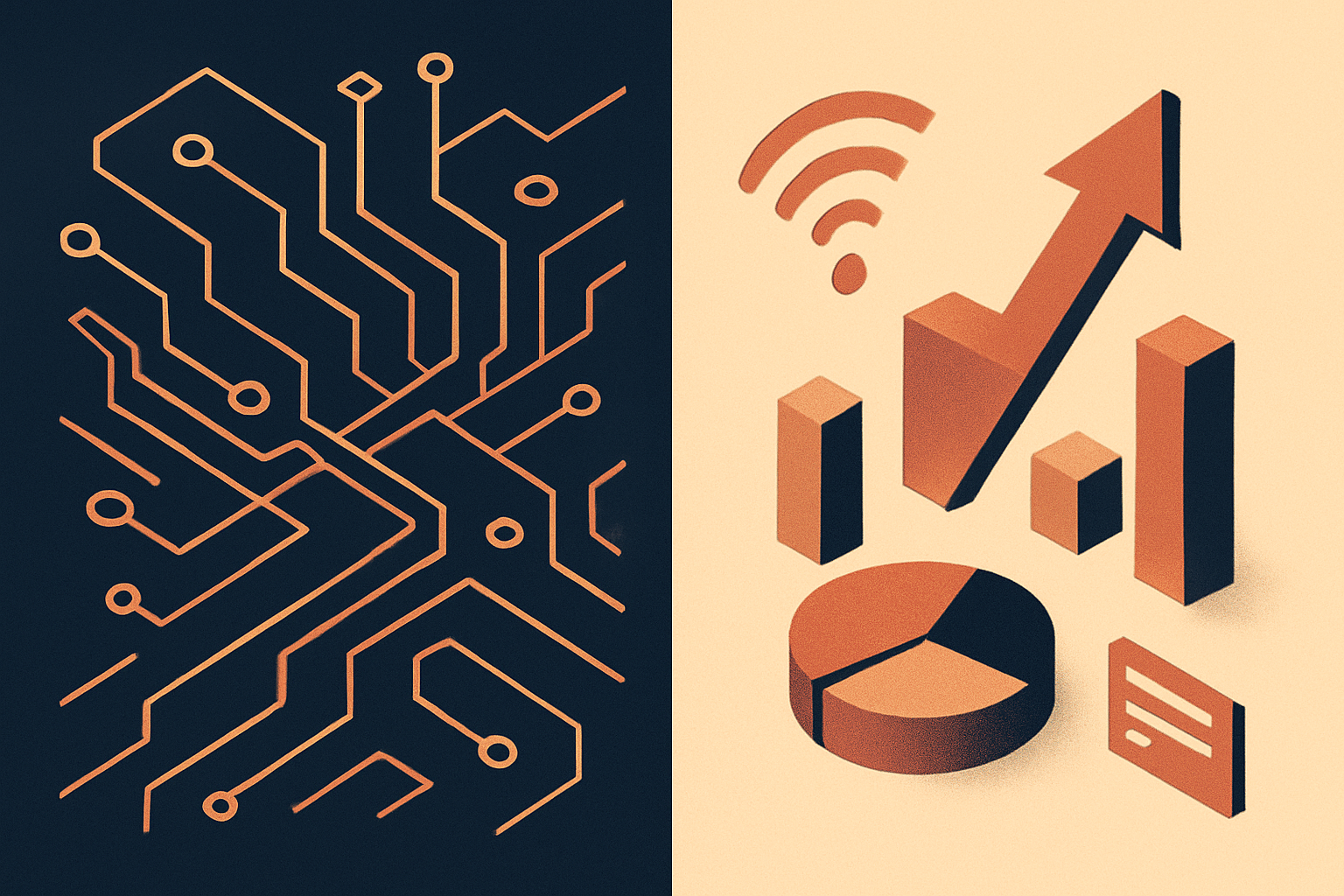 Abstract editorial illustration for: OpenAI Hiring for SMB Ads Growth: What It Means for AI Marketing